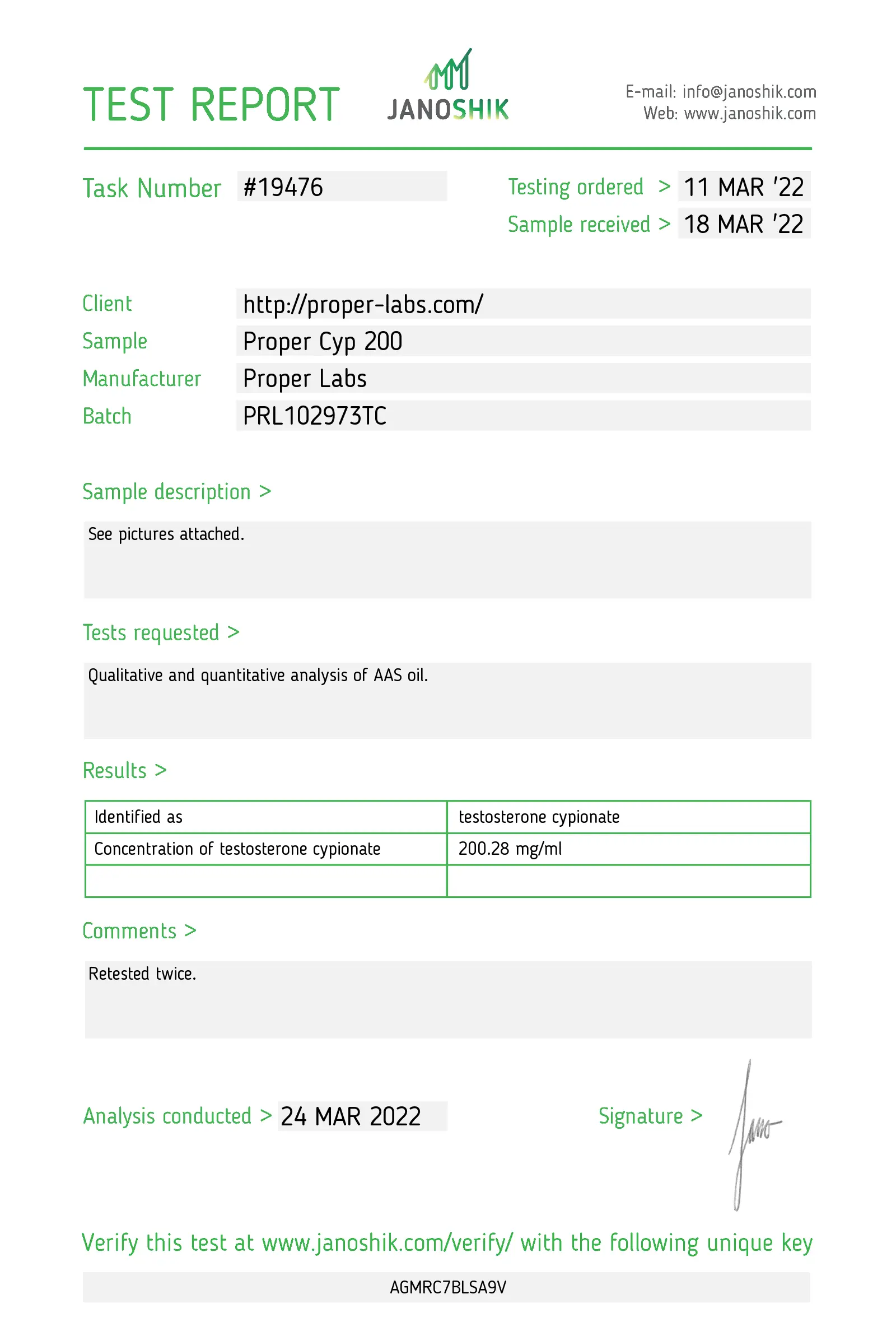 Testosterone Cypionate 200 – Proper Labs - Image 3