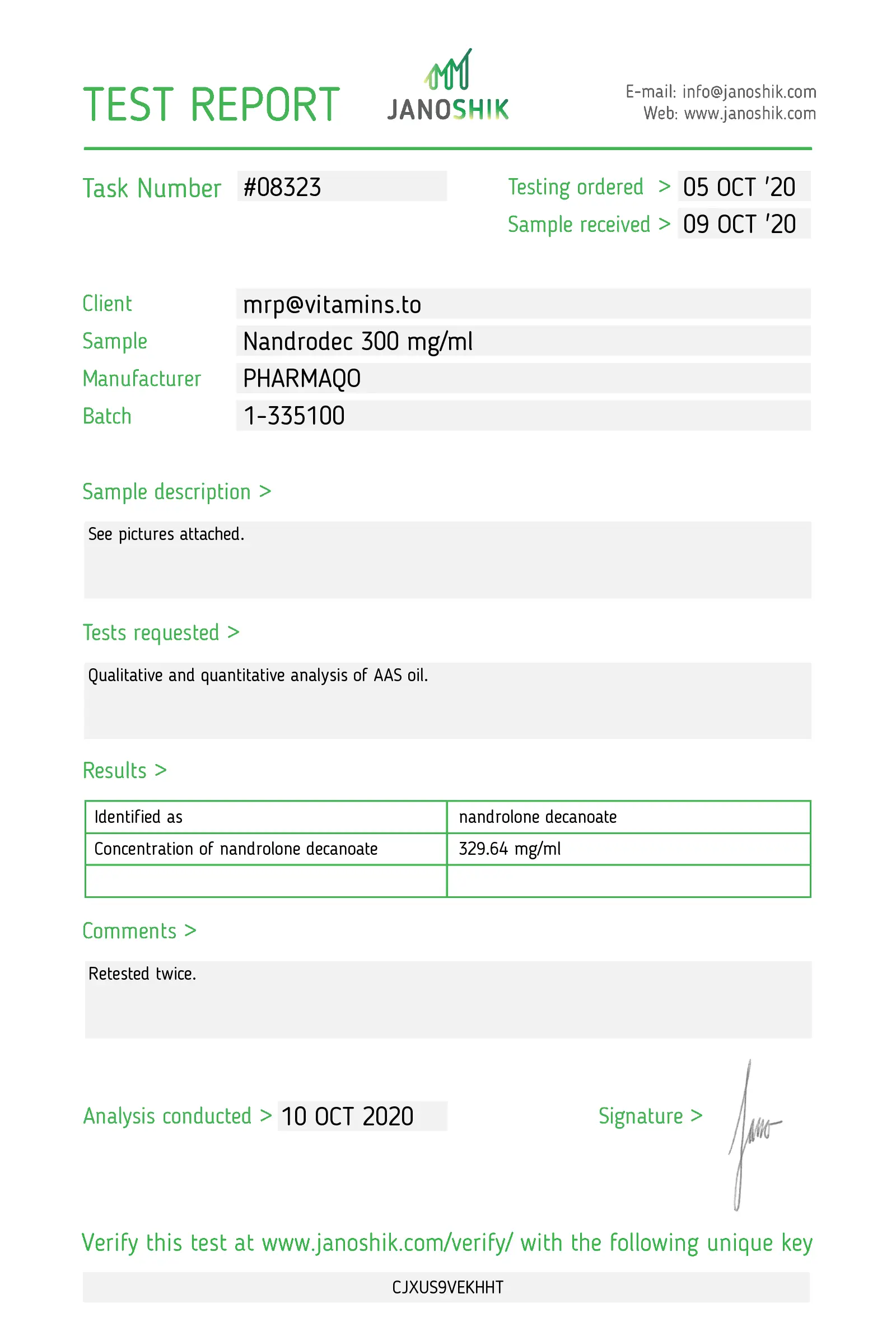 Nandrodec 300 – Pharmaqo Labs - Image 2