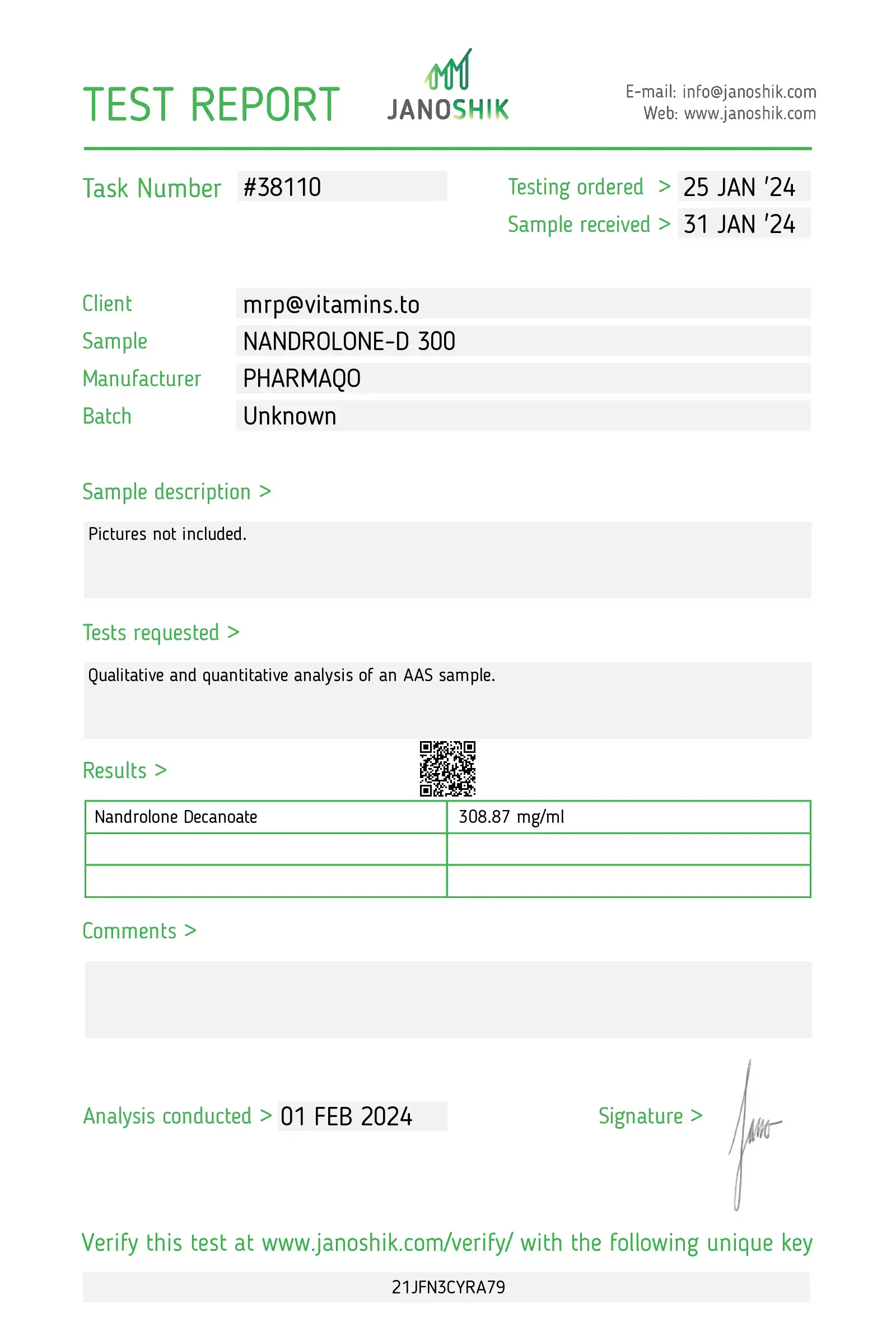Nandrodec 300 – Pharmaqo Labs - Image 3