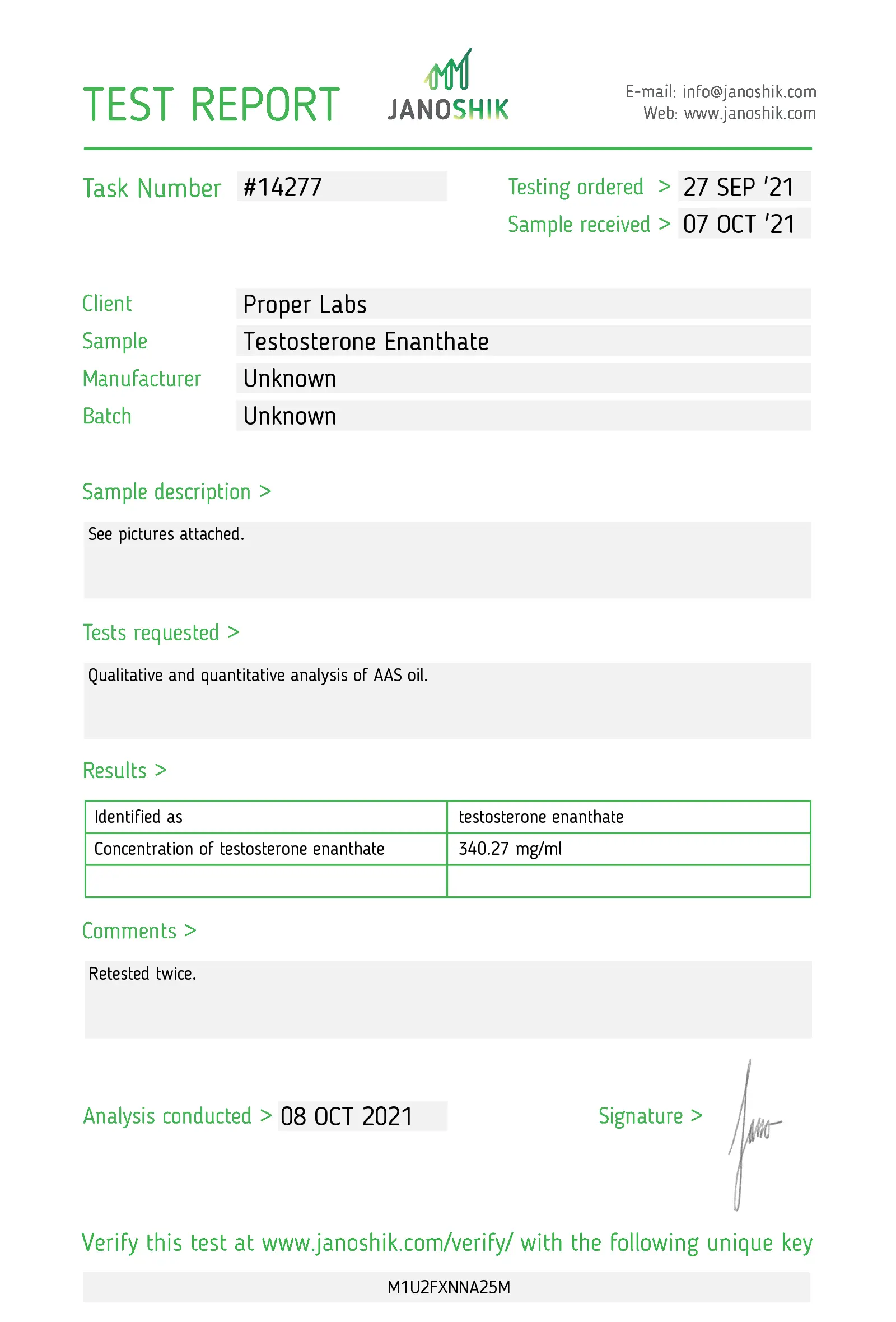 Testosterone Enanthate 300 – Proper Labs - Image 3