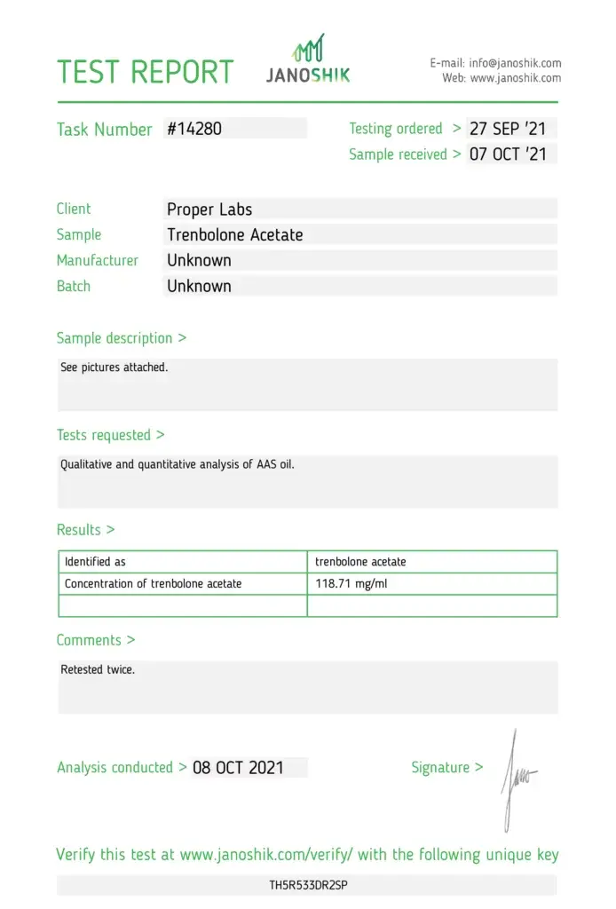 Trenbolone Acetate 100 – Proper Labs - Image 2