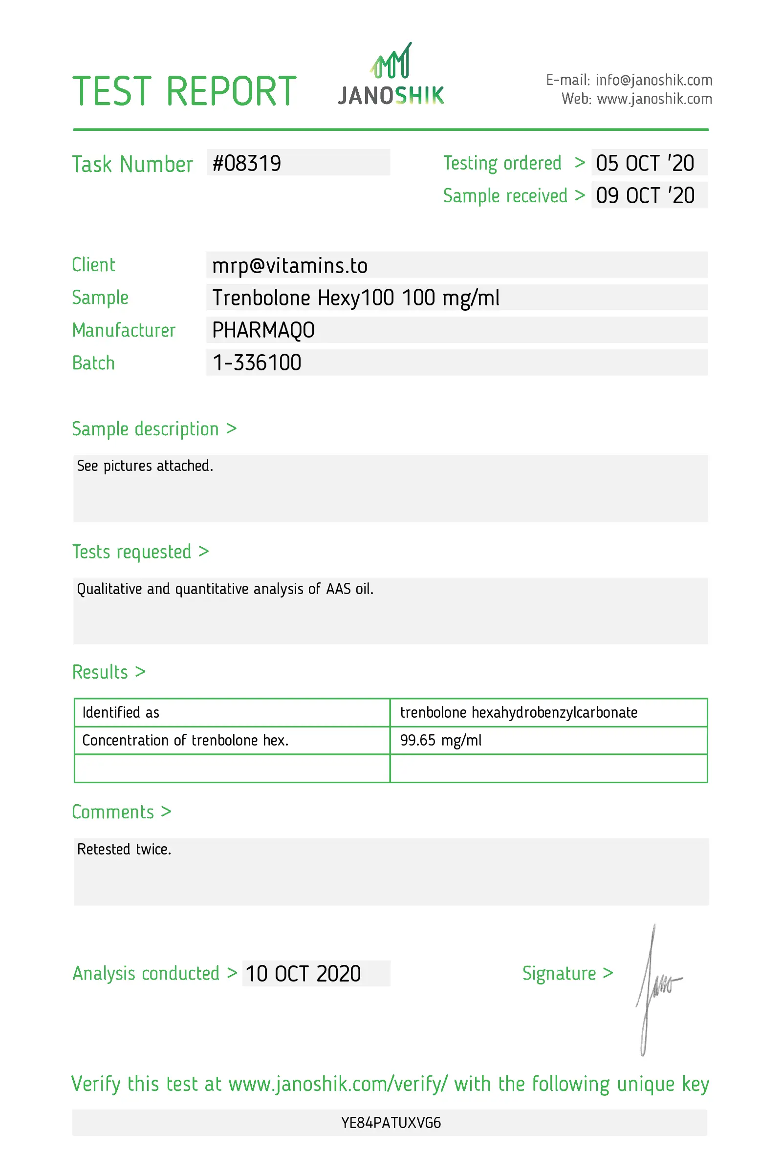 Trenbolone Hexy – Pharmaqo Labs - Image 5