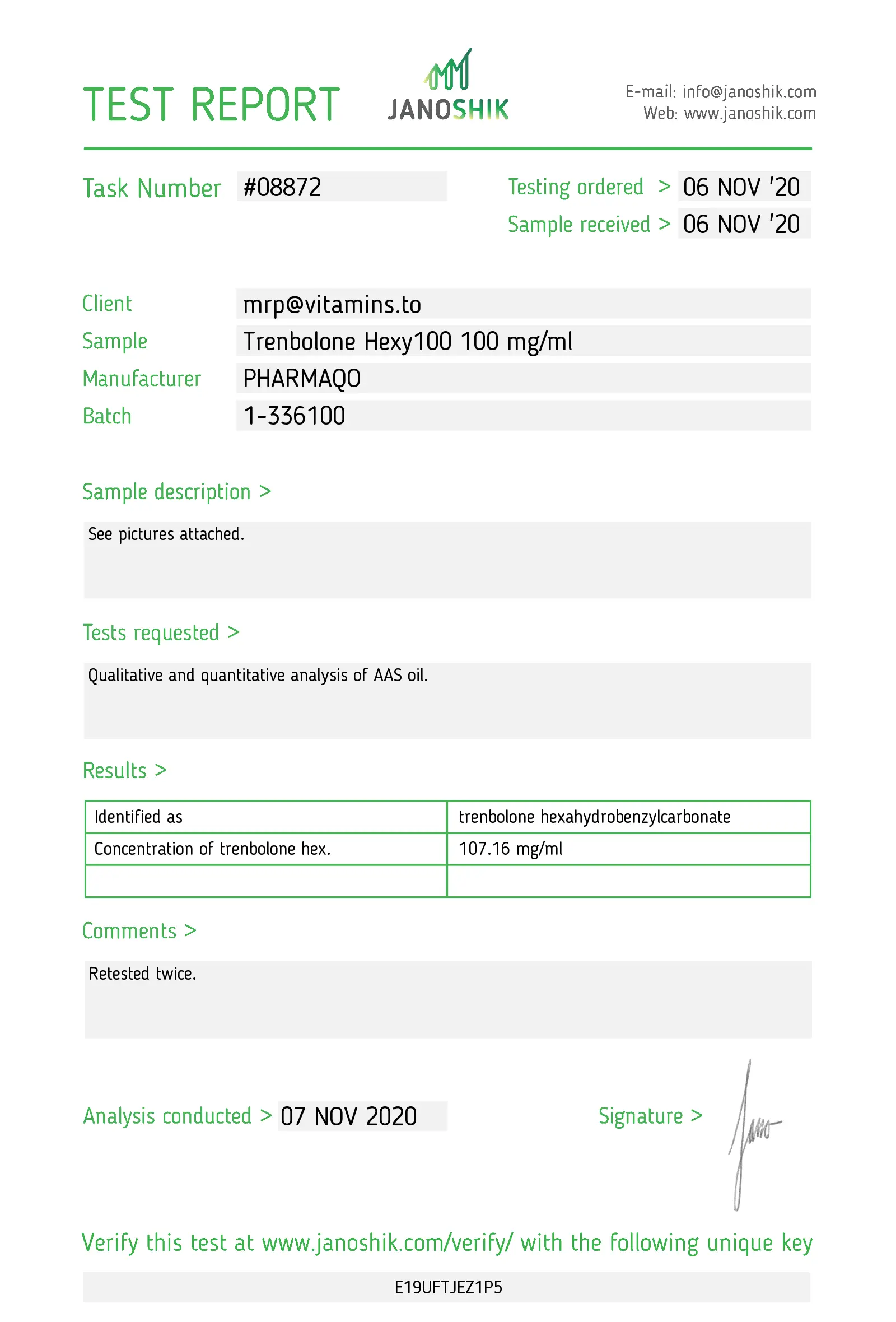 Trenbolone Hexy – Pharmaqo Labs - Image 4